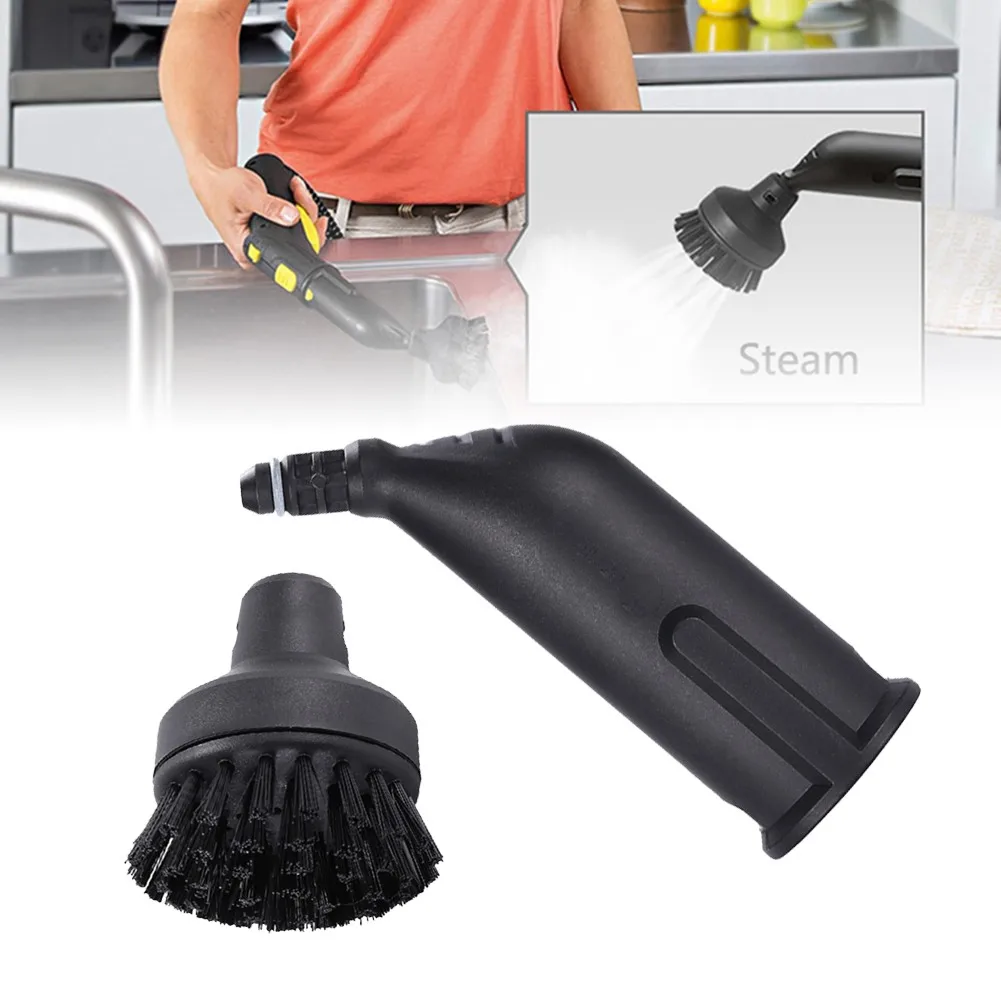 1*Extension Nozzle 1*Big Round Brush For Karcher Steam Cleaner Point Jet Nozzle Complete Black SC High Quality
1*Extension Nozzle 1*Big Round Brush For Karcher Steam Cleaner Point Jet Nozzle Complete Black SC High Quality