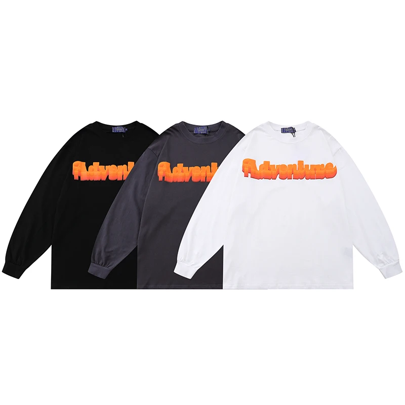Legal alien design sense of letters printed long-sleeve T-shirt men and women spring and autumn large size loose INS tide brand
Legal alien design sense of letters printed long-sleeve T-shirt men and women spring and autumn large size loose INS tide brand