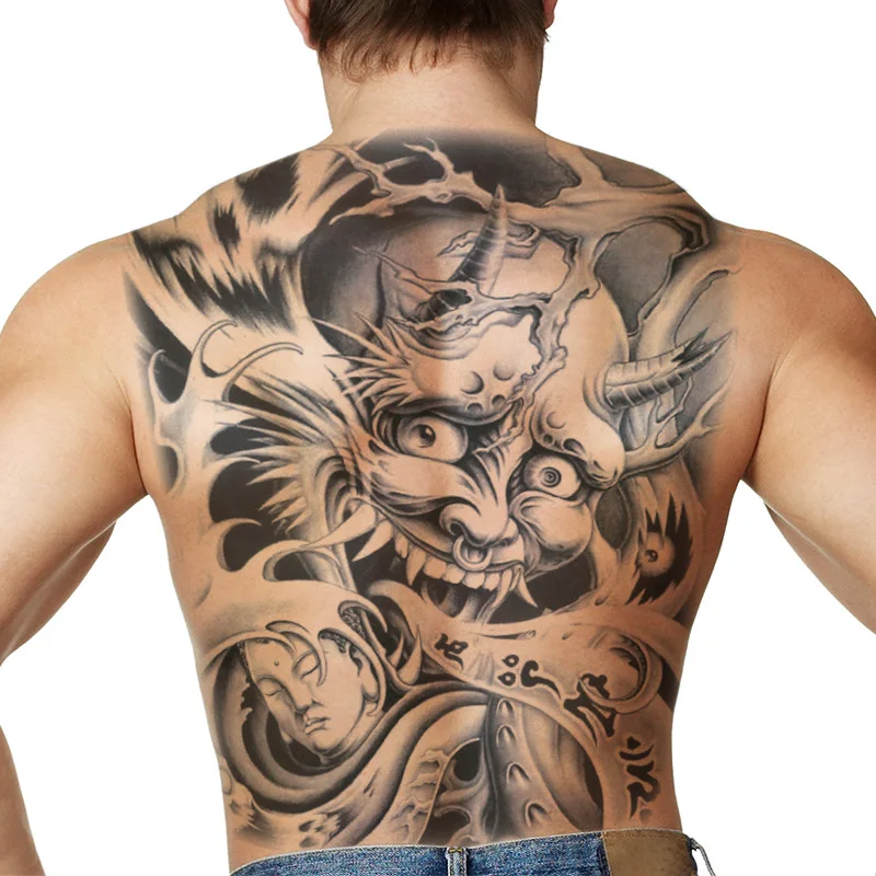 Full Back Tattoo Stickers TB.01-10 Fake Temporary Tattoos Sticker Waterproof Persistent were-resisting Body Art Painting
Full Back Tattoo Stickers TB.01-10 Fake Temporary Tattoos Sticker Waterproof Persistent were-resisting Body Art Painting
