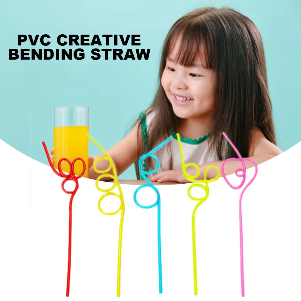 5pcs Flexible Curly Loop Straw Set Soft Plastic Drinking Tube Reusable Straws Kids Party Bar Home Outdoor Accessories
5pcs Flexible Curly Loop Straw Set Soft Plastic Drinking Tube Reusable Straws Kids Party Bar Home Outdoor Accessories