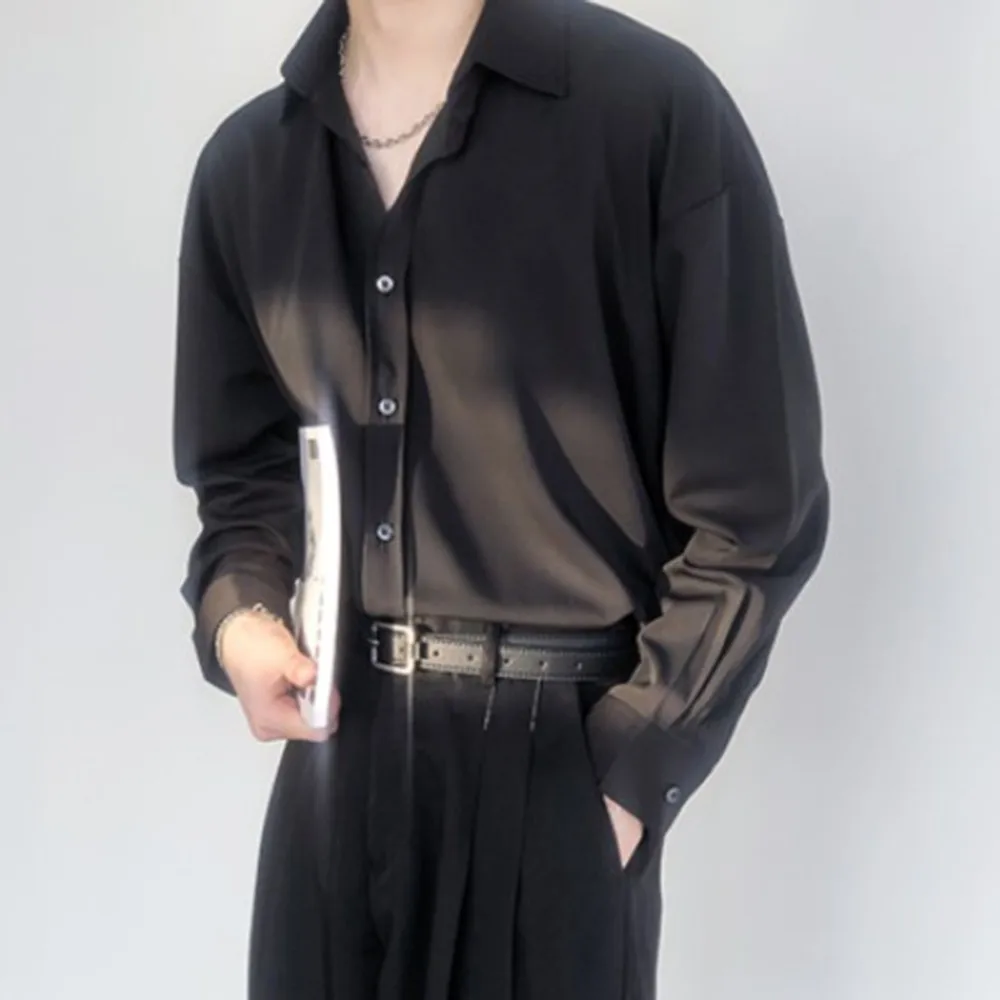 2021 New Fashion Man Draping Shirts Men Solid Long Sleeve Shirt Smart Casual Loose Top Man Comfortable Button Up T-Shirt
2021 New Fashion Man Draping Shirts Men Solid Long Sleeve Shirt Smart Casual Loose Top Man Comfortable Button Up T-Shirt