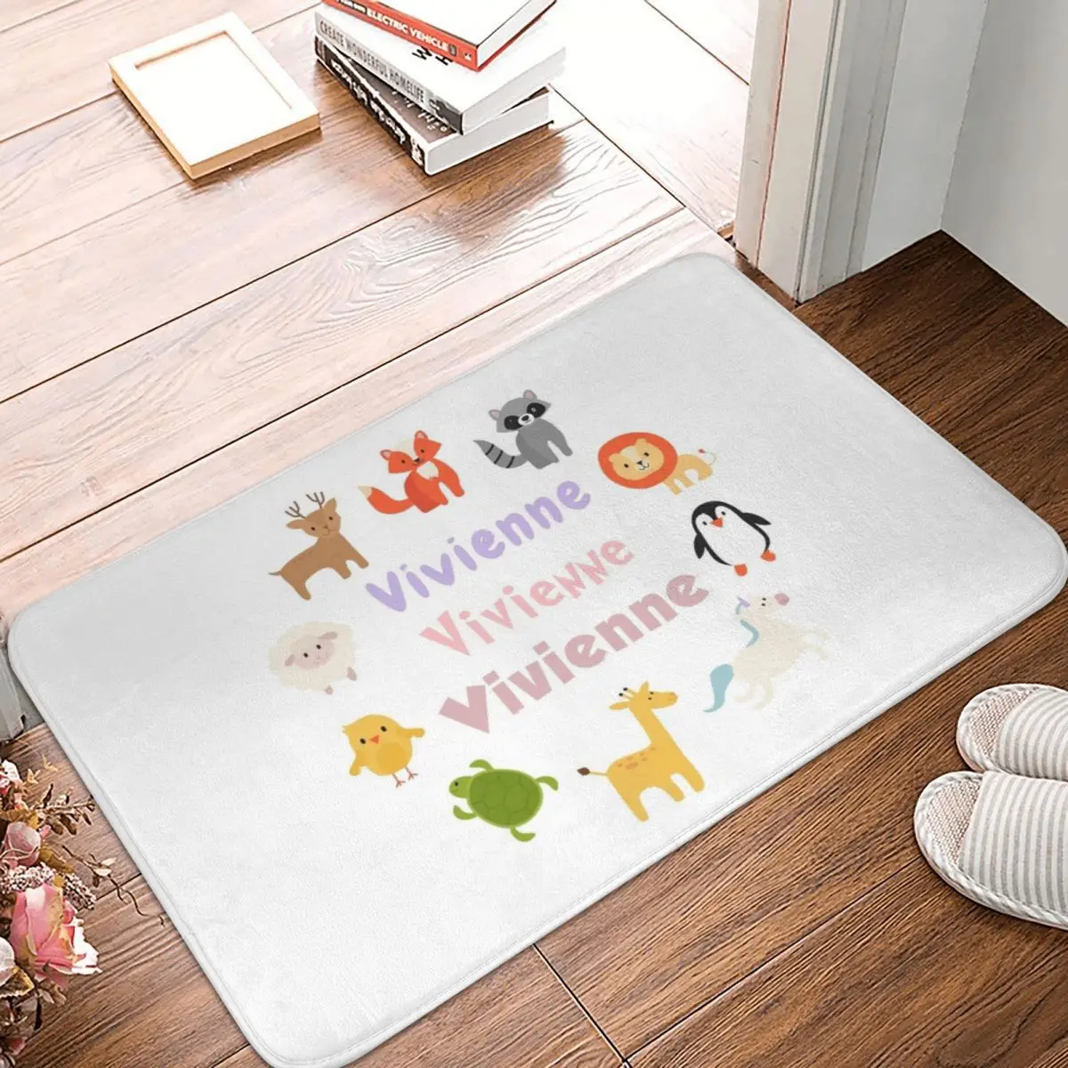 Bath Mat Cartoon Animals With Vivienne Rug Carpet Doormat Non-slip Sand Scraping Dust Entrance Living Room Home Bathroom Kitchen
Bath Mat Cartoon Animals With Vivienne Rug Carpet Doormat Non-slip Sand Scraping Dust Entrance Living Room Home Bathroom Kitchen