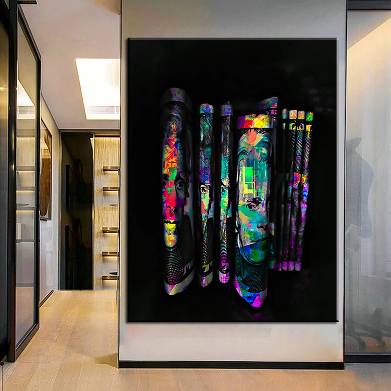 Graffiti Art Dollar Rolls Canvas Painting Abstract Motivational Money Cash Posters Print Wall Picture Living Room Office Decor
Graffiti Art Dollar Rolls Canvas Painting Abstract Motivational Money Cash Posters Print Wall Picture Living Room Office Decor