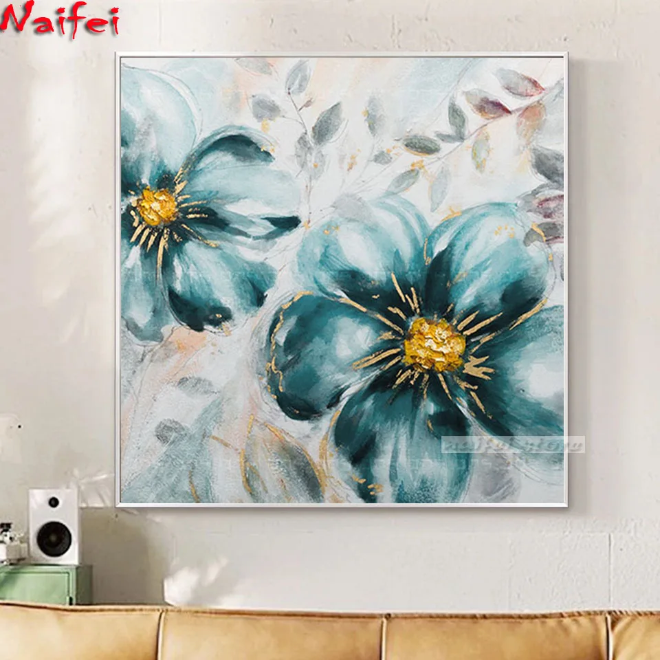 5D DIY Round Diamond embroidered Blue Flower Pictures Full Mosaic kit Square 5d Diamond painting Cross Stitch FLOWERS Home Decor
5D DIY Round Diamond embroidered Blue Flower Pictures Full Mosaic kit Square 5d Diamond painting Cross Stitch FLOWERS Home Decor