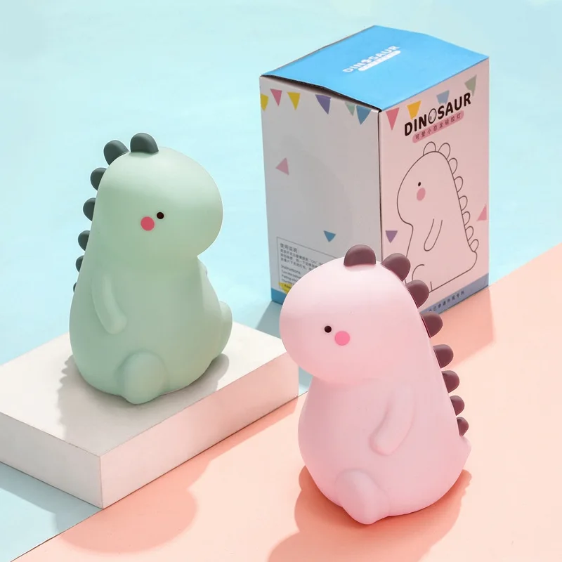 LED Dinosaur Cute Silicone Nightlight Girl's Heart Bedroom With Sleeping Decoration Bedside Table Lamp Valentine's Day Gift
LED Dinosaur Cute Silicone Nightlight Girl's Heart Bedroom With Sleeping Decoration Bedside Table Lamp Valentine's Day Gift