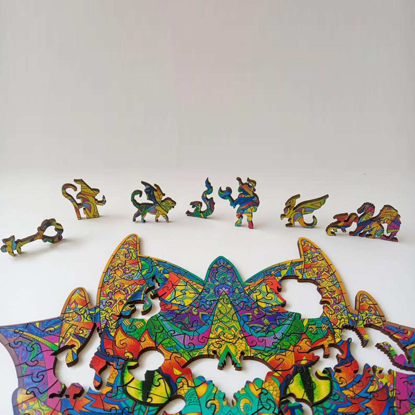 Unique Wooden Jigsaw Puzzles Children Mysterious Chameleon Owl Puzzle Adults Educational Puzzle Fabulous Interactive Games B14 
Unique Wooden Jigsaw Puzzles Children Mysterious Chameleon Owl Puzzle Adults Educational Puzzle Fabulous Interactive Games B14