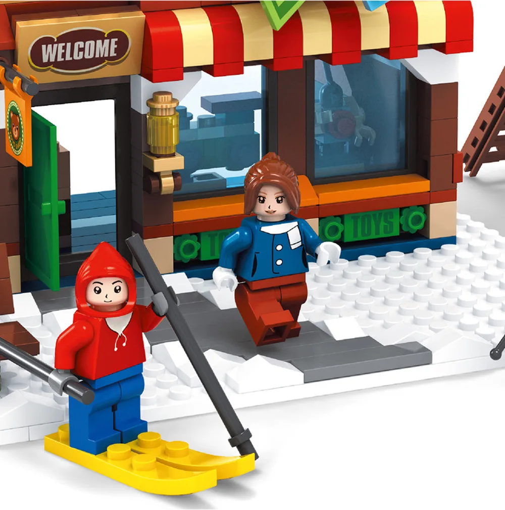 812pcs Christmas Toy store Model 25611 Building Blocks Set Education Kid Toys For Children Christmas Gifts
812pcs Christmas Toy store Model 25611 Building Blocks Set Education Kid Toys For Children Christmas Gifts