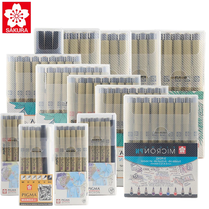 SAKURA Sketch Pen Set Sketch Painting Special Hand-drawn Animation Design Brief Brush Painting Colored Cherry Blossom Pen
SAKURA Sketch Pen Set Sketch Painting Special Hand-drawn Animation Design Brief Brush Painting Colored Cherry Blossom Pen