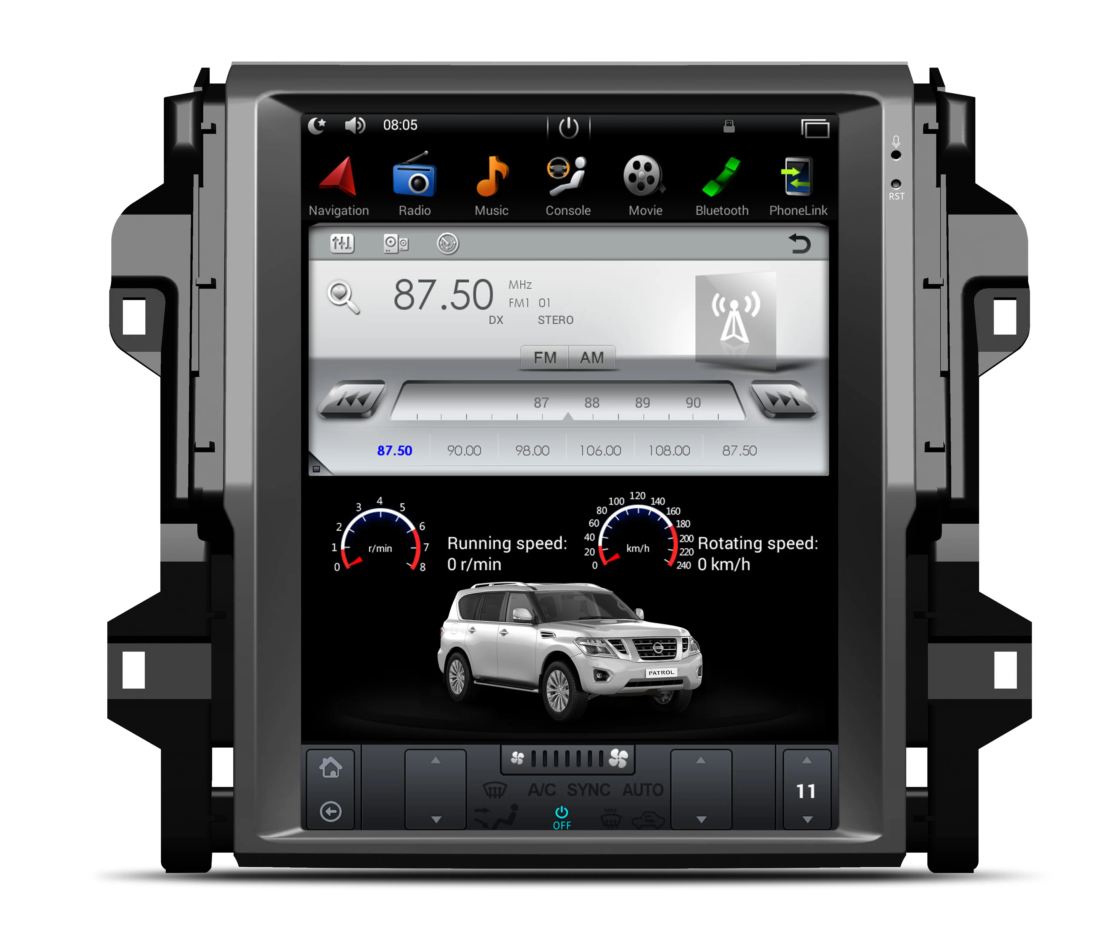 Автомобильный мультимедийный плеер Chogath 12 1 дюйма 2 + 32 ГБ android 7 радио gps навигация