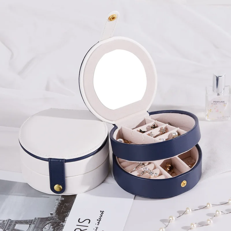 Storage Box Cosmetic Box Easy To Carry Jewelry European Style Flocking Drawer Makeup Mirror Travel Bag Drawer
Storage Box Cosmetic Box Easy To Carry Jewelry European Style Flocking Drawer Makeup Mirror Travel Bag Drawer
