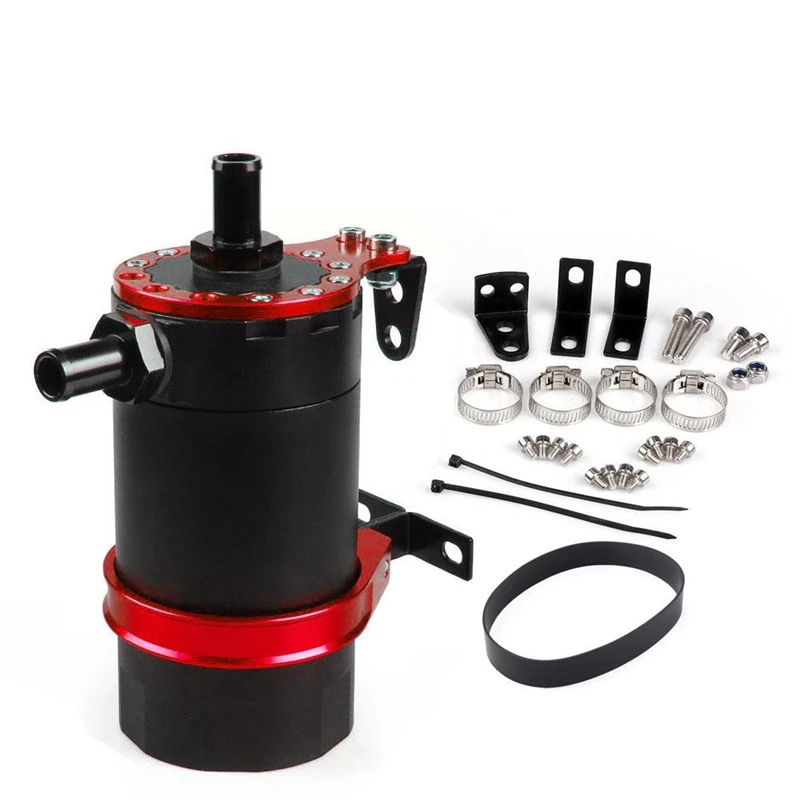 Car Baffled Aluminum Oil Catch Can Reservoir Tank Kit Oil Tank Car Accessories Universal
Car Baffled Aluminum Oil Catch Can Reservoir Tank Kit Oil Tank Car Accessories Universal