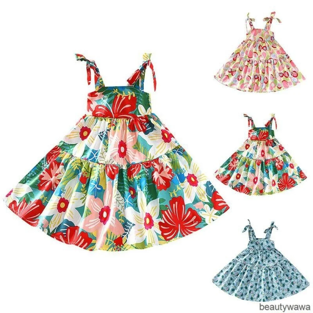 Kids Girls Suspender Dress Summer Lovely Off Shoulder Lace Up Printed Skirt Loose Casual Fashion Party Princess Cotton
Kids Girls Suspender Dress Summer Lovely Off Shoulder Lace Up Printed Skirt Loose Casual Fashion Party Princess Cotton