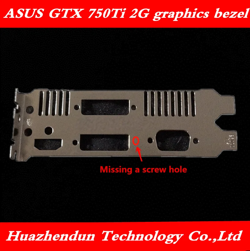 ASUS GTX750TI OC 2G DDR5 bezel black nickel-plated graphics baffle HD-MI+DVI+VGA+DVI interface 5pcs free shipping
ASUS GTX750TI OC 2G DDR5 bezel black nickel-plated graphics baffle HD-MI+DVI+VGA+DVI interface 5pcs free shipping