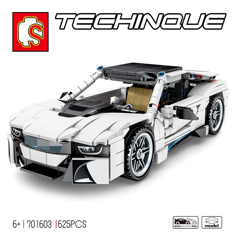 Sembo 701603 High-Tech Series Super Car I8 Model Compatible LepinBlock Building Blocks Bricks Educational Toys Birthdays Gifts
Sembo 701603 High-Tech Series Super Car I8 Model Compatible LepinBlock Building Blocks Bricks Educational Toys Birthdays Gifts