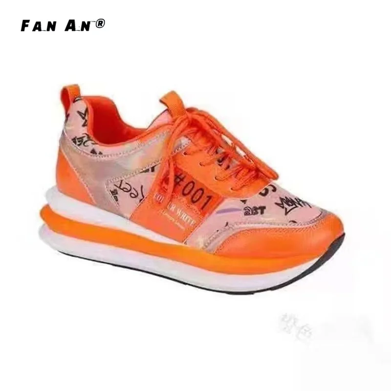 FANAN 2021 New Platform Women Sneakers Thick Bottom Female Walking Shoes Lace Up Lightweight Sports Running Shoes Platform Shoes
FANAN 2021 New Platform Women Sneakers Thick Bottom Female Walking Shoes Lace Up Lightweight Sports Running Shoes Platform Shoes