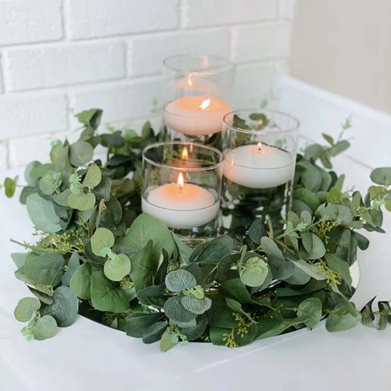 Artificial Plant Eucalyptus Simulation Green Vine Branch Eucalyptus Leaf for Wedding Decoration Shooting Prop Home Garden Decor
Artificial Plant Eucalyptus Simulation Green Vine Branch Eucalyptus Leaf for Wedding Decoration Shooting Prop Home Garden Decor