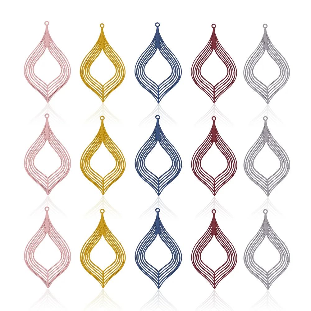 100pcs Stainless Steel Filigree Pendants Leaf Dangle Charms Spray Painted 39x22x0.5mm for DIY Jewelry Making
100pcs Stainless Steel Filigree Pendants Leaf Dangle Charms Spray Painted 39x22x0.5mm for DIY Jewelry Making