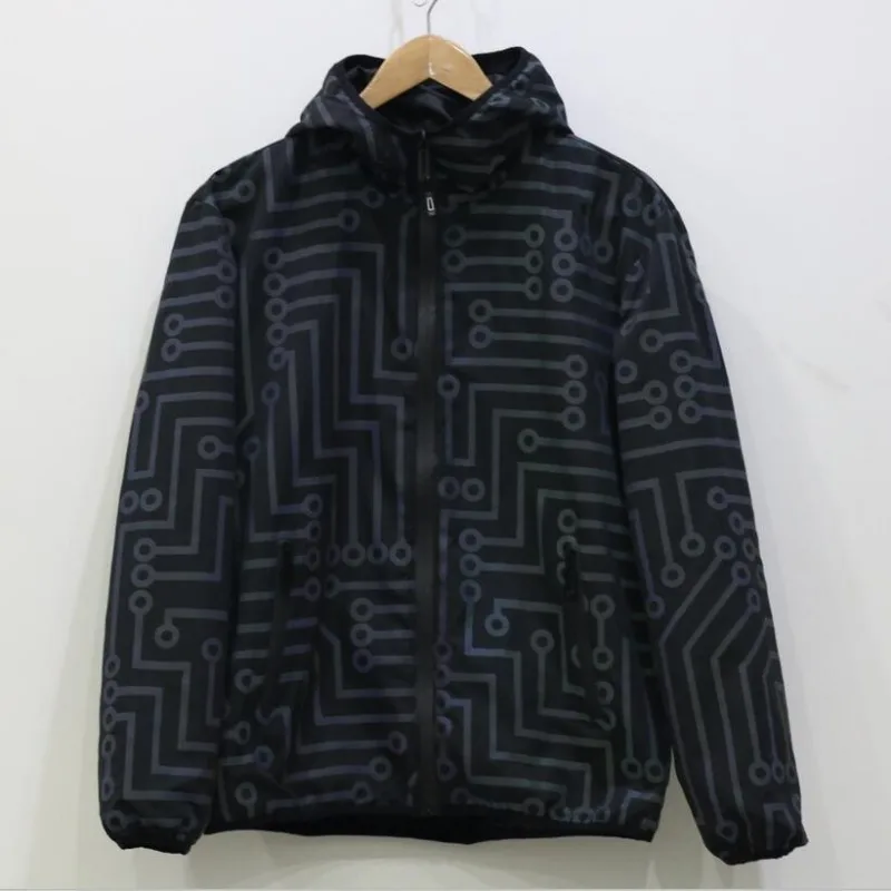 Night Joggers Reflective Luminous Jacket Men Streetwear Hip Hop Casual Loose Zip Striped Hooded Coat Autumn Mens Tops Outerwear
Night Joggers Reflective Luminous Jacket Men Streetwear Hip Hop Casual Loose Zip Striped Hooded Coat Autumn Mens Tops Outerwear