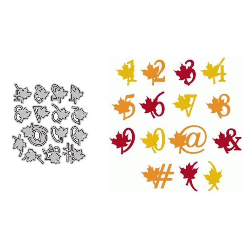 Metal Cutting Dies Maple Leaf Number Symbol Scrapbook Carving Paper Card Stamping Mold New Diy 2021
Metal Cutting Dies Maple Leaf Number Symbol Scrapbook Carving Paper Card Stamping Mold New Diy 2021