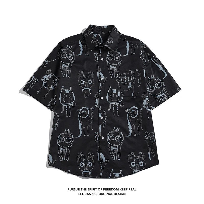 Print Brand 2021 Summer Men's Beach Fashion Short Sleeve Floral Loose Casual Shirts Oversize M-4XL 5XL Hawaiian
Print Brand 2021 Summer Men's Beach Fashion Short Sleeve Floral Loose Casual Shirts Oversize M-4XL 5XL Hawaiian