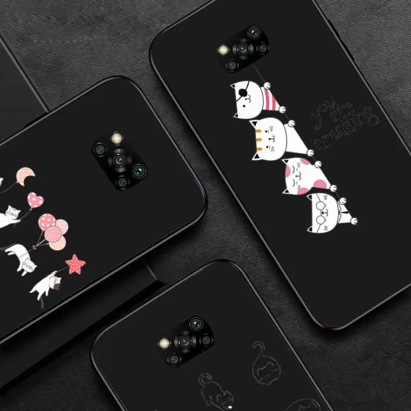 Creative white Cute cartoon cat Phone Case For Huawei P40 P20 P30 Mate 40 20 10 Lite Pro Nova 5t P Smart 2019
Creative white Cute cartoon cat Phone Case For Huawei P40 P20 P30 Mate 40 20 10 Lite Pro Nova 5t P Smart 2019