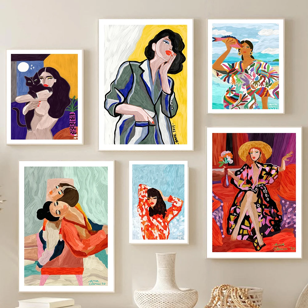 Feminist Abstract Woman Posters Print Female World Mexican Girls Canvas Painting Colorful Wall Art Picture For Living Room Decor
Feminist Abstract Woman Posters Print Female World Mexican Girls Canvas Painting Colorful Wall Art Picture For Living Room Decor