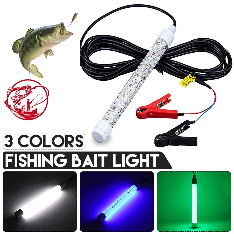 

20 Вт 12В Рыбалка светильник светодиодный подводный светильник s для прудов приманивания рыбы светодиодный ночной завлечение лампы Лодка све...