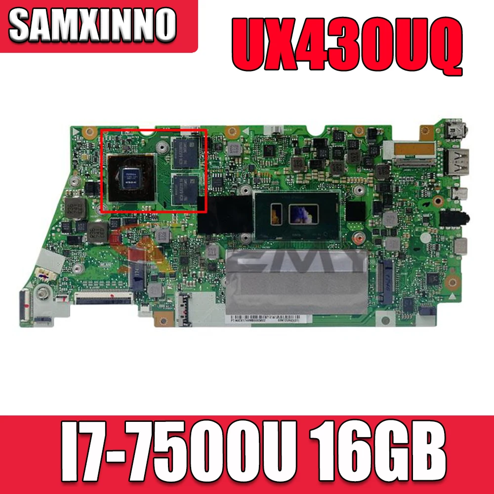 Akemy Mainboard For ASUS UX430U UX430UQ UX430UQR UX430UN Laptop Motherboard original W/ I7-7500U 16GB (V2G) GPU
Akemy Mainboard For ASUS UX430U UX430UQ UX430UQR UX430UN Laptop Motherboard original W/ I7-7500U 16GB (V2G) GPU