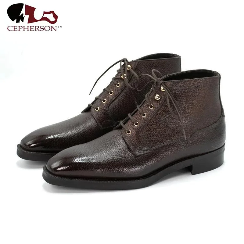 Mens Boots Winter Add Velvet Lace Up Shoes Work Boots Fashion Designer Men Non-Slip Genuine Leather Shoes
Mens Boots Winter Add Velvet Lace Up Shoes Work Boots Fashion Designer Men Non-Slip Genuine Leather Shoes