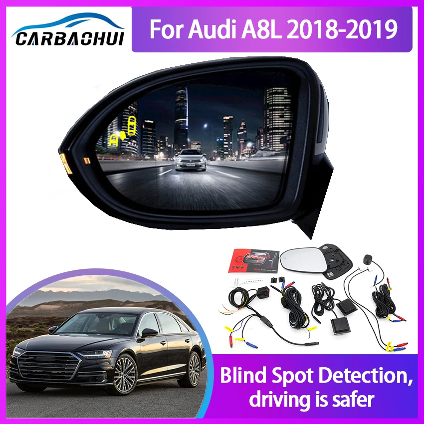 Blind Spot Monitoring for Audi A8L A8 2018-2019 BSD BSA BSM Radar Detection System Microwave Sensor Assistant Driving Security
Blind Spot Monitoring for Audi A8L A8 2018-2019 BSD BSA BSM Radar Detection System Microwave Sensor Assistant Driving Security