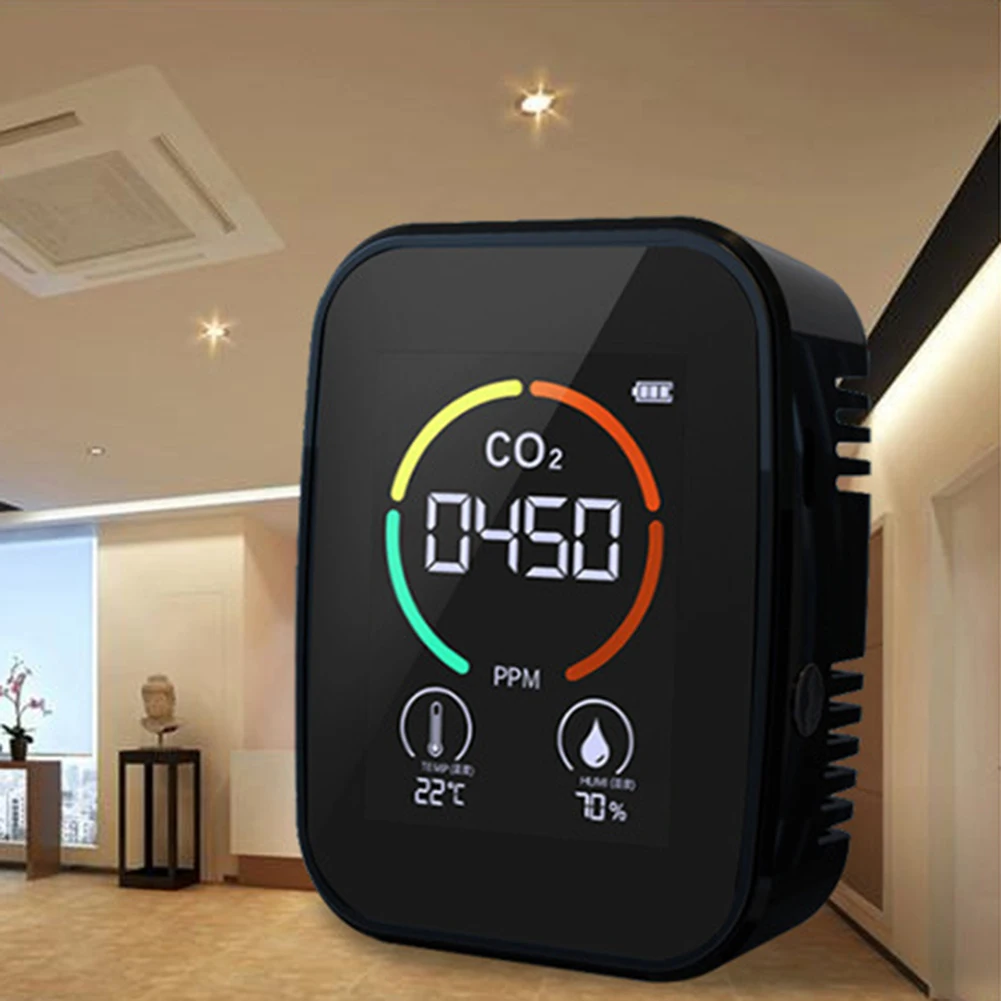 5 in 1 Multifunctional Meter Digital Temperature Humidity Sensor Air Quality Monitor Tester Carbon Dioxide TVOC HCHO Detector
5 in 1 Multifunctional Meter Digital Temperature Humidity Sensor Air Quality Monitor Tester Carbon Dioxide TVOC HCHO Detector
