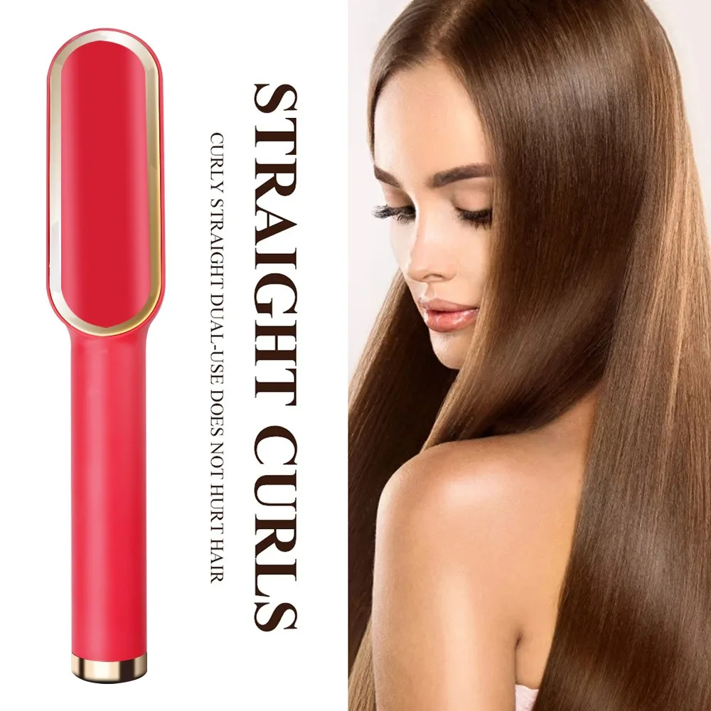 2 in 1 Hair Straightener Brush Ceramic Electric Straightening Beard Brush Fast Heating Curler Straightener Comb Styler
2 in 1 Hair Straightener Brush Ceramic Electric Straightening Beard Brush Fast Heating Curler Straightener Comb Styler
