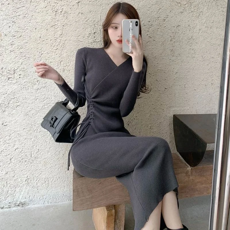 CMAZ Dress For WomenKnitted Dress Women's Inner Wear Early Autumn 2021 New Adult Lady like Woman Style Women's Clothing High-Gr
CMAZ Dress For WomenKnitted Dress Women's Inner Wear Early Autumn 2021 New Adult Lady like Woman Style Women's Clothing High-Gr
