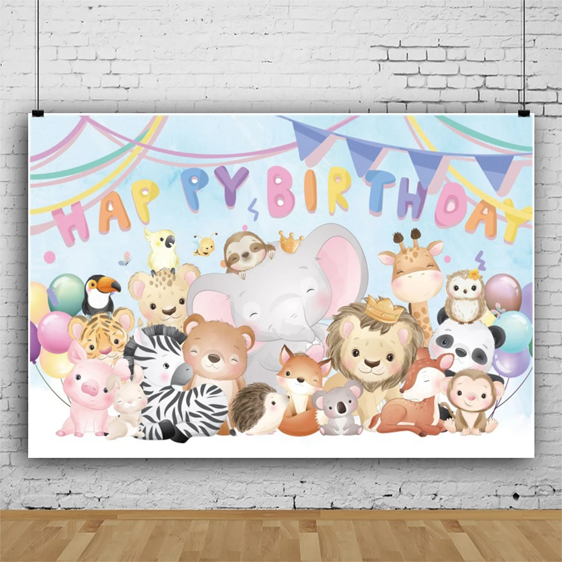 Cute Animal Photo Kids Background Panda Lion Elephant Birthday Party Baby Shower Table Backdrop Decoration Booth Banner
Cute Animal Photo Kids Background Panda Lion Elephant Birthday Party Baby Shower Table Backdrop Decoration Booth Banner