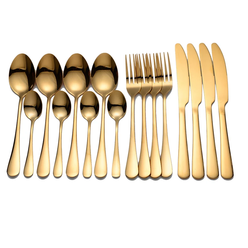 Dinnerware Set 16 Pcs Tableware Stainless Steel Cutlery Set Forks Knives Spoons Dinner Fork Spoon Knife Gold Dinnerware
Dinnerware Set 16 Pcs Tableware Stainless Steel Cutlery Set Forks Knives Spoons Dinner Fork Spoon Knife Gold Dinnerware