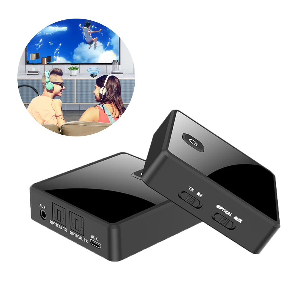 3.5mm Bluetooth 5.0 2 In 1 Transmitter Receiver Optical Adapter Jack AUX Stereo Audio Receiver Transmitter For PC TV Car Speaker
3.5mm Bluetooth 5.0 2 In 1 Transmitter Receiver Optical Adapter Jack AUX Stereo Audio Receiver Transmitter For PC TV Car Speaker
