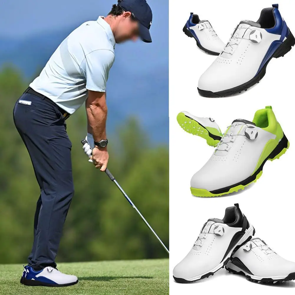 Golf Shoes Men's Turnbuckle Design Waterproof Non-slip Non-spike Shoes Summer Breathable Golf Sneakers 
Golf Shoes Men's Turnbuckle Design Waterproof Non-slip Non-spike Shoes Summer Breathable Golf Sneakers