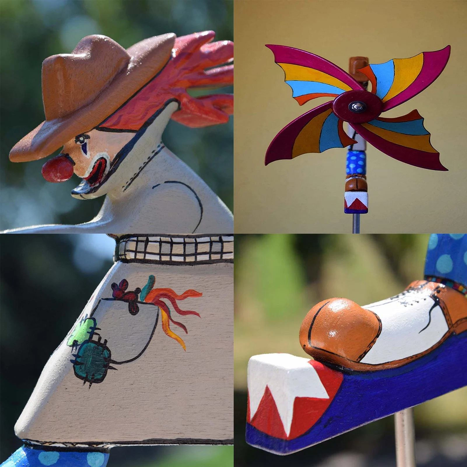 Funny Outdoor Garden Statue Art Wooden Whirligig Clown Windmill Garden Crafts Ornament Bee Elf Shaped Wind Indicator Decor
Funny Outdoor Garden Statue Art Wooden Whirligig Clown Windmill Garden Crafts Ornament Bee Elf Shaped Wind Indicator Decor
