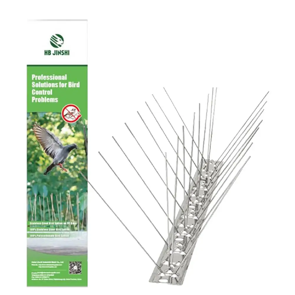 50CM Stainless Steel Defender Spikes Bird Blinder Pigeon Spikes Kit Bird Repellent Discs Set For Fence Walls Best Bird Deterrent
50CM Stainless Steel Defender Spikes Bird Blinder Pigeon Spikes Kit Bird Repellent Discs Set For Fence Walls Best Bird Deterrent