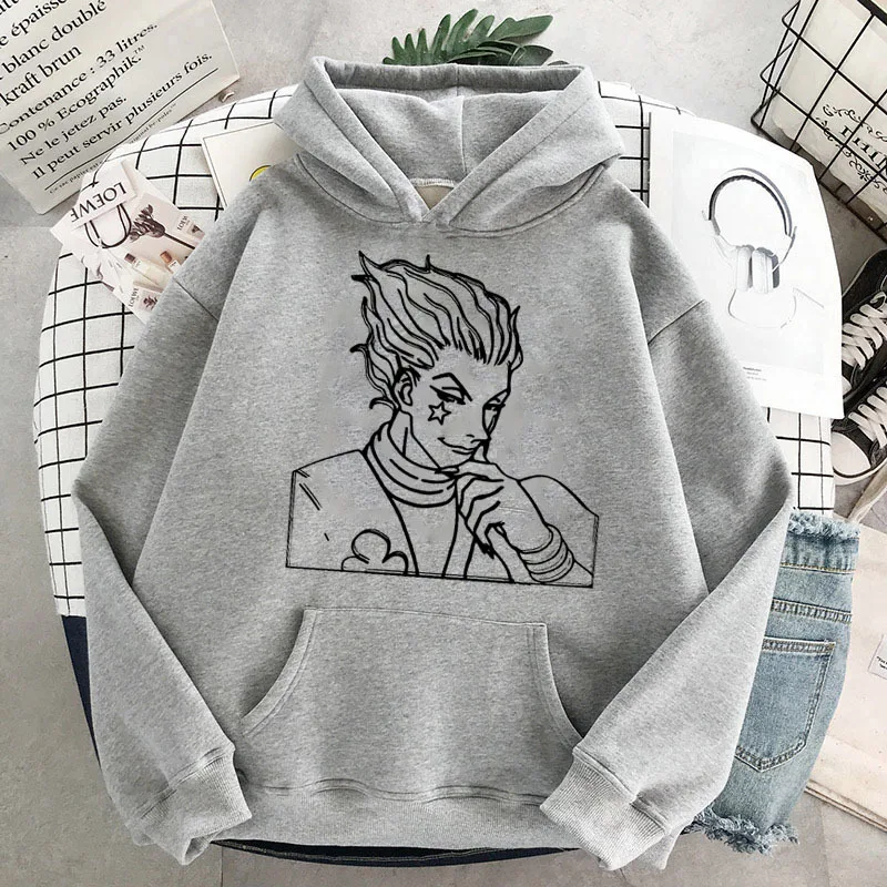Hisoka Profile Unisex Sweatshirts Japanese Harajuku Ulzzang Stitching Printed Cartoon Hooded Sweatshirt Female Korean Clothing 
Hisoka Profile Unisex Sweatshirts Japanese Harajuku Ulzzang Stitching Printed Cartoon Hooded Sweatshirt Female Korean Clothing