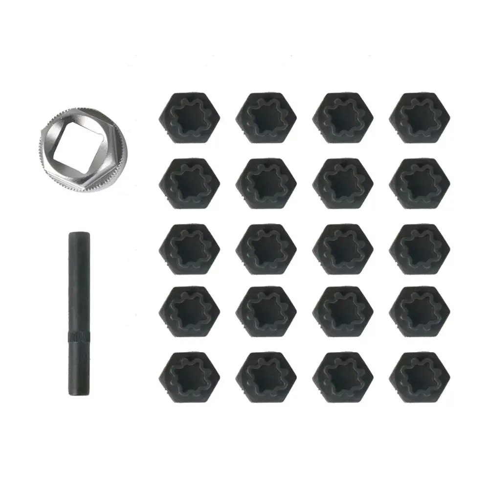 TLXC 22pc Wheel Lock Lug Nut Removal&Installing Anti-Theft Screw Socket Sleeve Tool for BMW 1/2'' Drive Wheel Nut Socket Tool
TLXC 22pc Wheel Lock Lug Nut Removal&Installing Anti-Theft Screw Socket Sleeve Tool for BMW 1/2'' Drive Wheel Nut Socket Tool