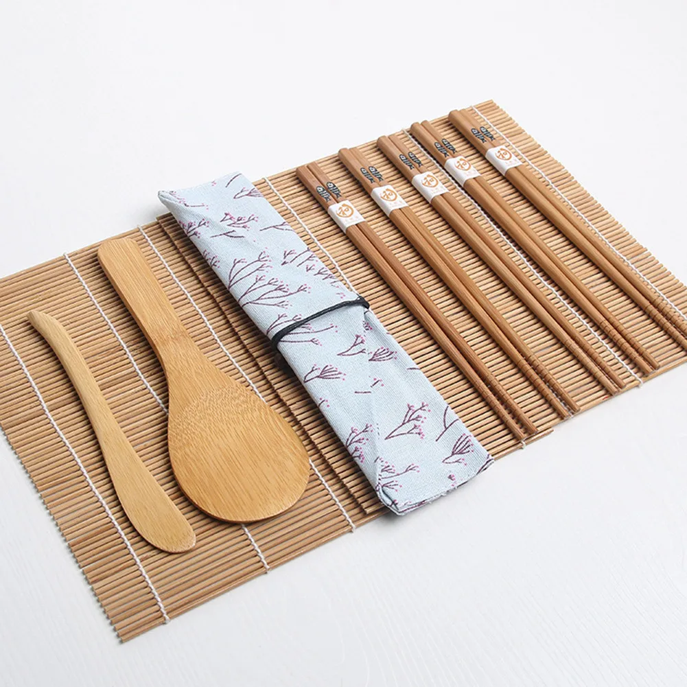 Sushi Making Kit DIY Bamboo Sushi Maker Set Sushi Curtain Rice Sushi Making Kits Roll Cooking Tools Chopsticks Spoon Sushi Blade
Sushi Making Kit DIY Bamboo Sushi Maker Set Sushi Curtain Rice Sushi Making Kits Roll Cooking Tools Chopsticks Spoon Sushi Blade
