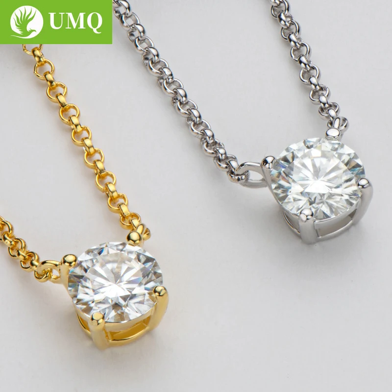 UMQ Real 1 Carat D Color Moissanite Pendant Necklace 100% 925 Sterling Silver Sparkling Engagement Wedding Party Fine Jewelry
UMQ Real 1 Carat D Color Moissanite Pendant Necklace 100% 925 Sterling Silver Sparkling Engagement Wedding Party Fine Jewelry