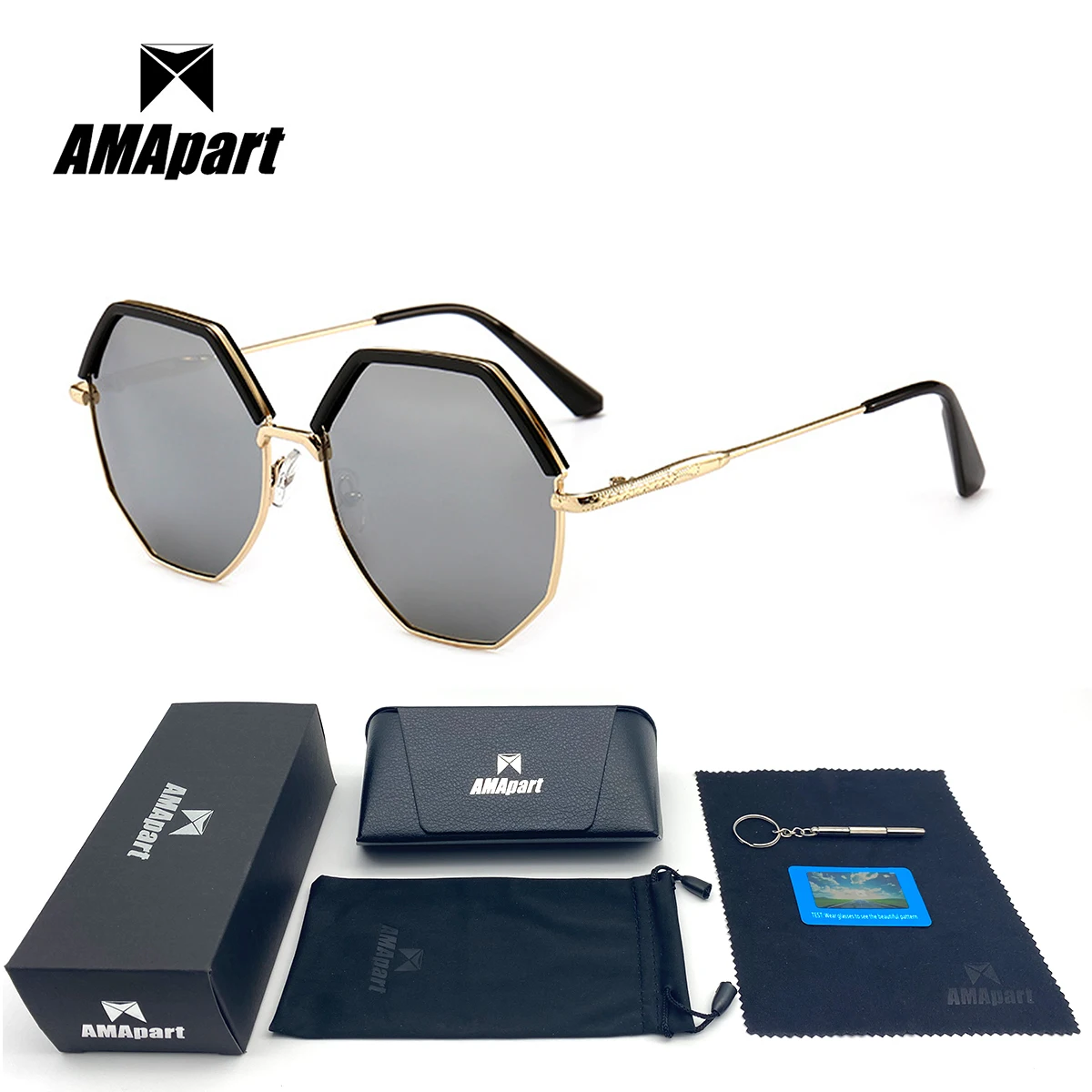 AMApart High Quality Polarized Sunglasses For Women Driving Fishing Sports Outdoors UV400 Protection Anti-Glare
AMApart High Quality Polarized Sunglasses For Women Driving Fishing Sports Outdoors UV400 Protection Anti-Glare