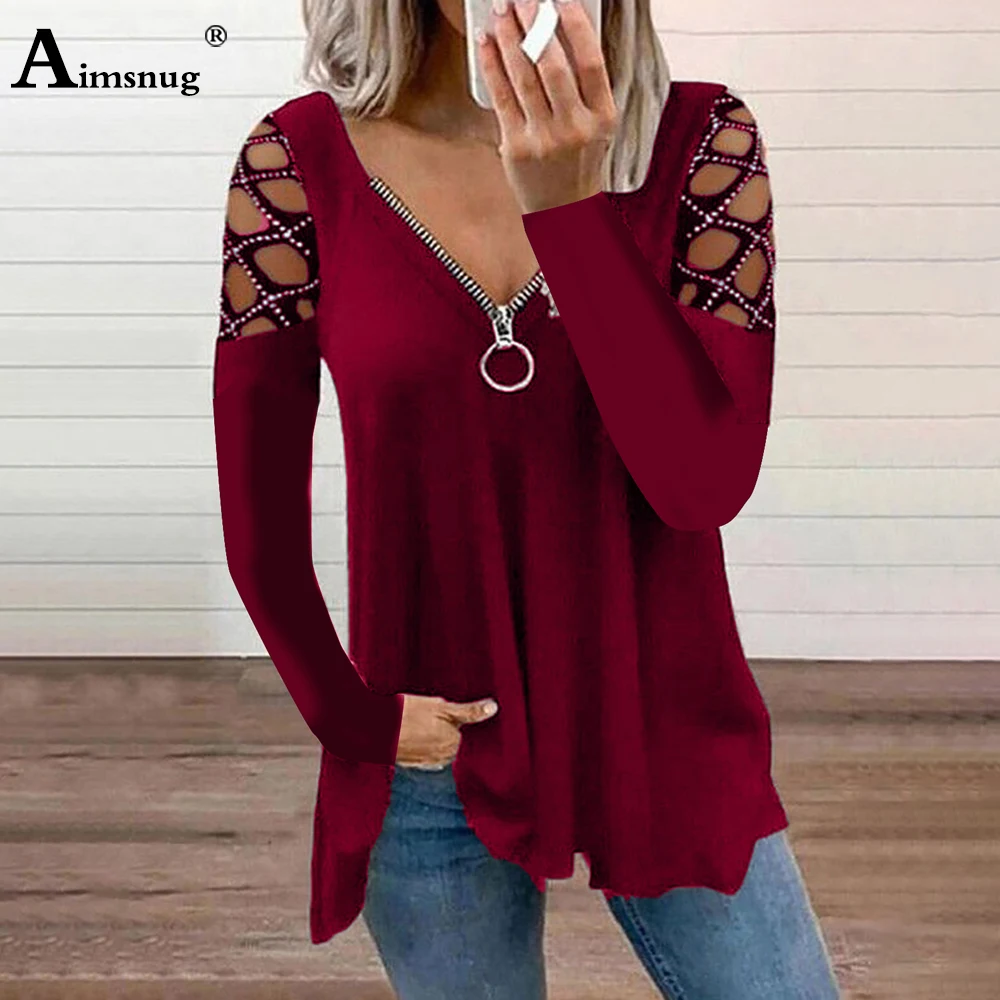 Plus Size 5xl Women Fashion Pearl Beading Tops Female Autumn Long Sleeve Zipper T-shirt Casual Pullovers Hollow Out Tees Shirt
Plus Size 5xl Women Fashion Pearl Beading Tops Female Autumn Long Sleeve Zipper T-shirt Casual Pullovers Hollow Out Tees Shirt
