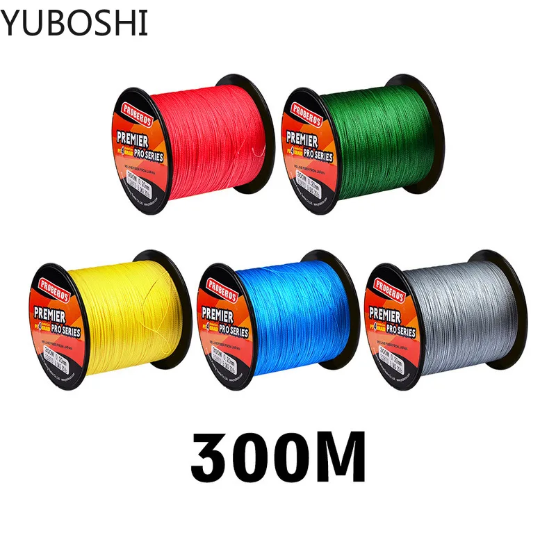 YUBOSHI 300 м PE плетеная леска 4 нити 0,10 мм-0,60 мм 6LB-100LB японская прочная мультифиламентная леска
YUBOSHI 300 м PE плетеная леска 4 нити 0,10 мм-0,60 мм 6LB-100LB японская прочная мультифиламентная леска