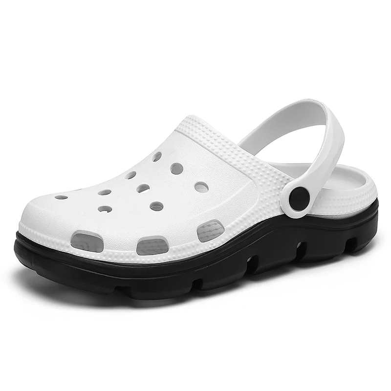 Men Sandals Summer Hole Shoes EVA Clogs Women Garden Shoes Couples Sandals Black Outdoor Beach Flat Slippers
Men Sandals Summer Hole Shoes EVA Clogs Women Garden Shoes Couples Sandals Black Outdoor Beach Flat Slippers
