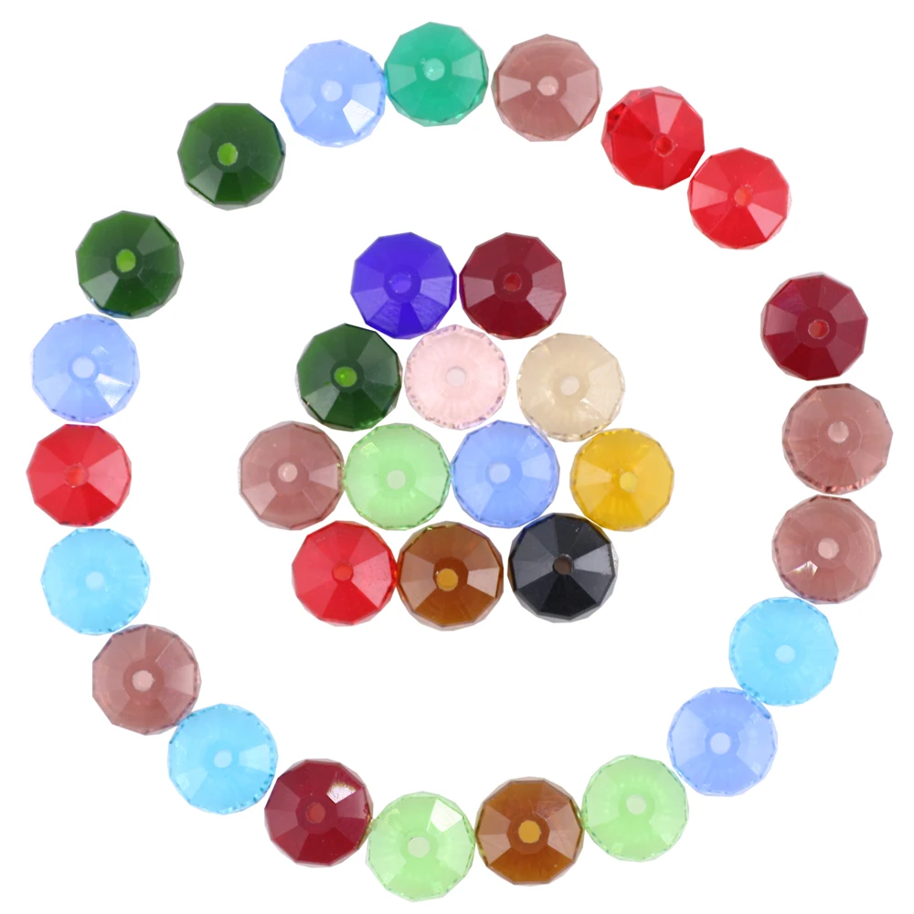 40Pcs Czech Glass Flat Round Beads 10mm Wheel Shape Crystal Spacer Beads For Jewelry Making Diy Needlework Wholesale In Bulk
40Pcs Czech Glass Flat Round Beads 10mm Wheel Shape Crystal Spacer Beads For Jewelry Making Diy Needlework Wholesale In Bulk