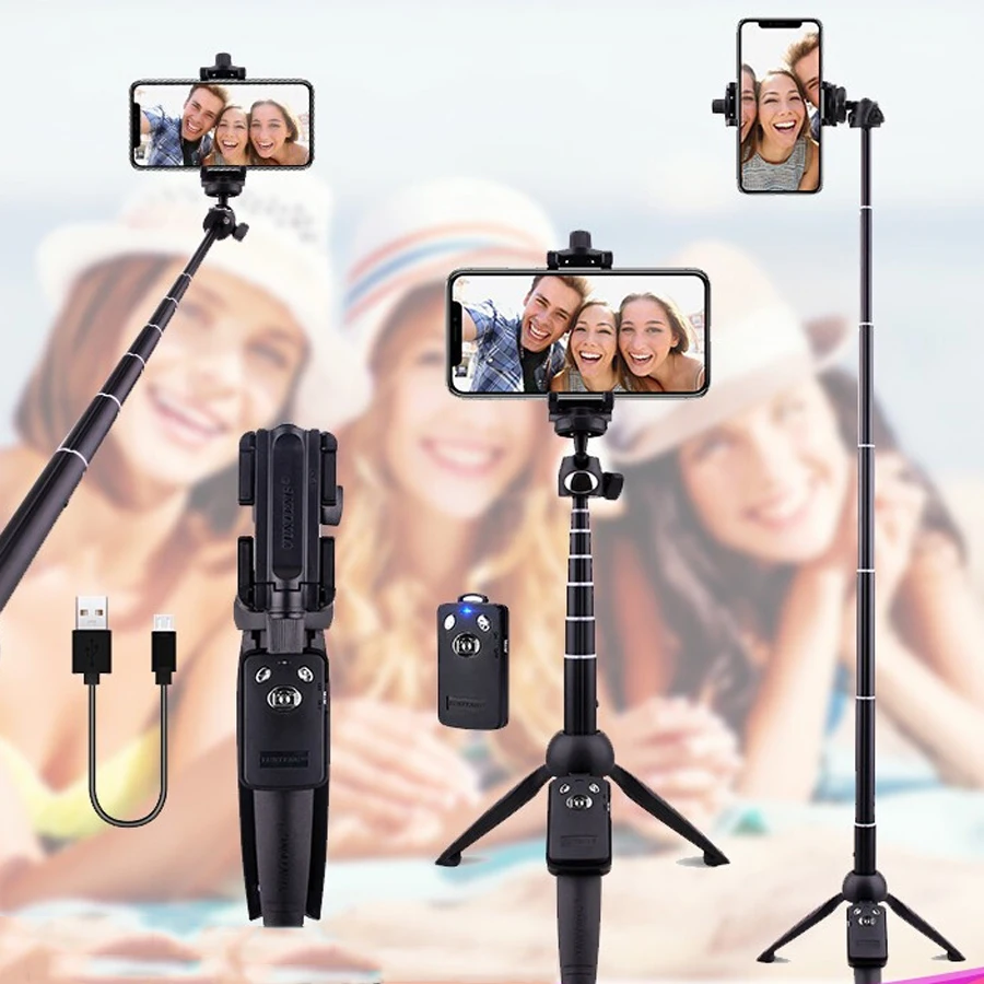 Ultra Light Selfie Stick Tripod For Phone With Remote Control Monopod 205-1000MM Foldable Support Live Photography Stand YE003
Ultra Light Selfie Stick Tripod For Phone With Remote Control Monopod 205-1000MM Foldable Support Live Photography Stand YE003