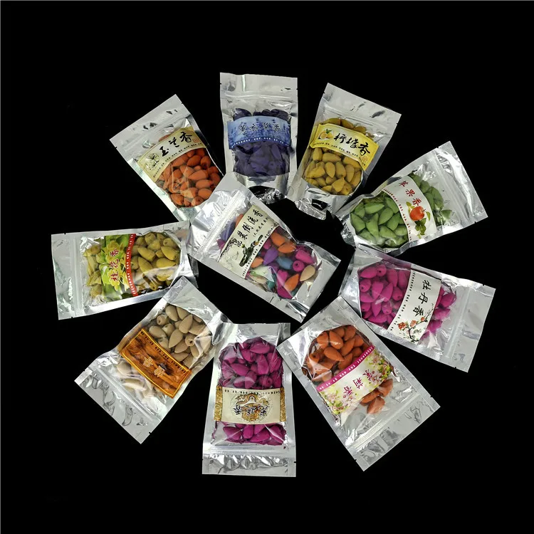 F 50pcs Wholesale Bulk Indian Lavender Jasmine Incense Cone for Waterfall Burner Deodorant Lemon Sandalwood Peony Room Incense
F 50pcs Wholesale Bulk Indian Lavender Jasmine Incense Cone for Waterfall Burner Deodorant Lemon Sandalwood Peony Room Incense